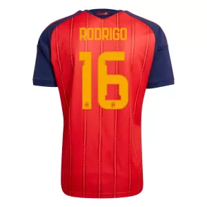 Spanje Rodrigo Hernández 16 Thuisshirt WK 2026