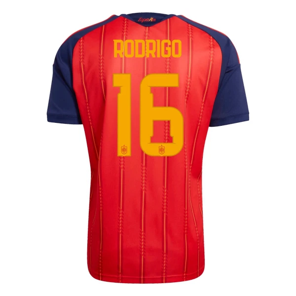 Spanje Rodrigo Hernández 16 Thuisshirt WK 2026