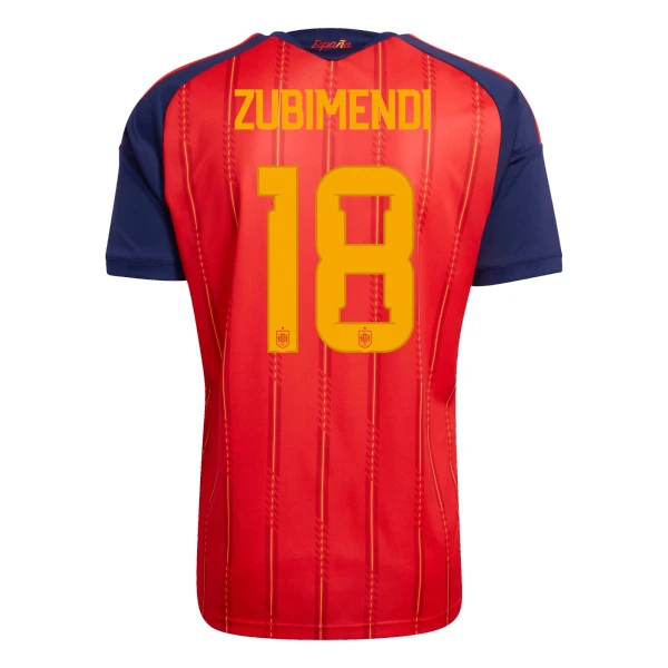 Spanje ZUBIMENDI 18 Thuisshirt WK 2026