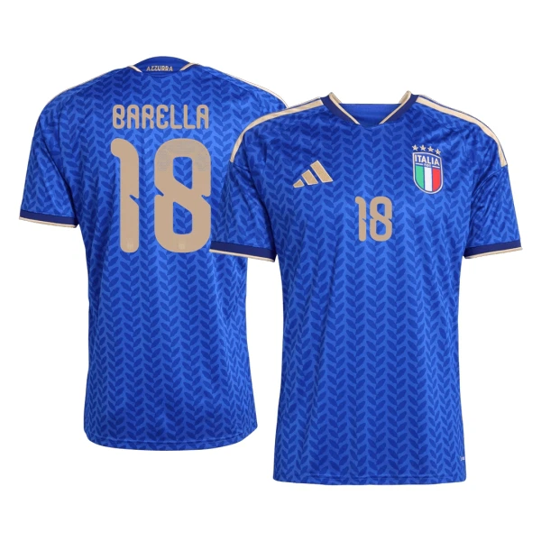 Italië Barella 18 Thuisshirt WK 2026