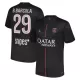 Paris Saint-Germain B. Barcola 29 Vierde Shirt Jordan 25/26