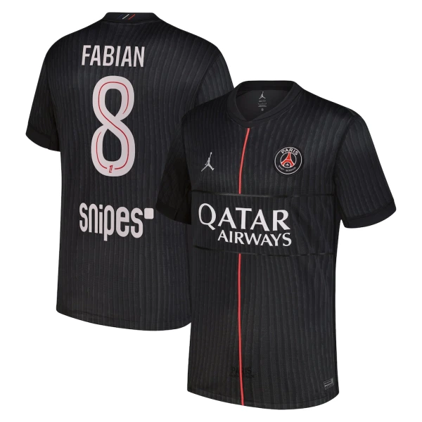 Paris Saint-Germain Fabian Ruiz 8 Vierde Shirt Jordan 25/26