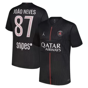 Paris Saint-Germain Joao Neves 87 Vierde Shirt Jordan 25/26