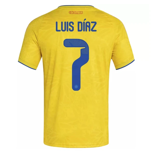 Colombia Luis Díaz 7 Thuisshirt WK 2026