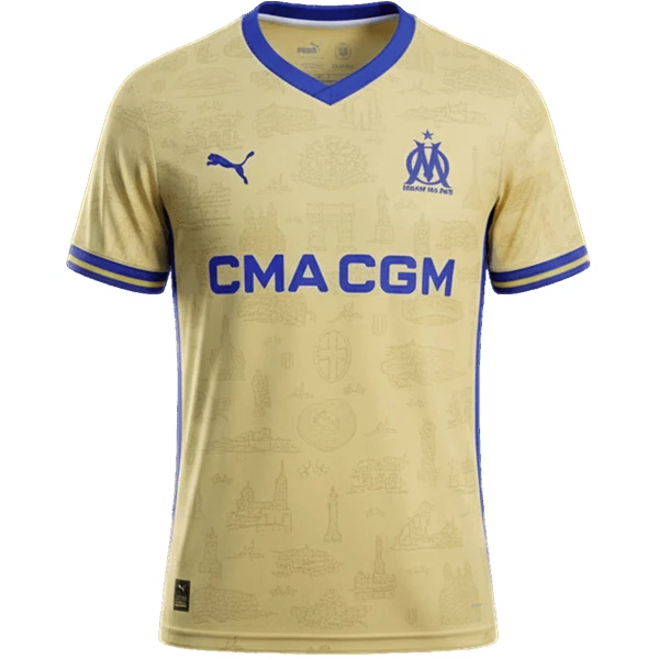 Olympique de Marseille Vierde Tenue Kinderen 25/26