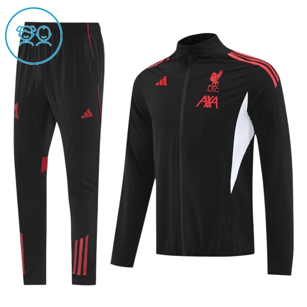 Liverpool Trainingsjack Pak Kinderen 25/26 Zwart