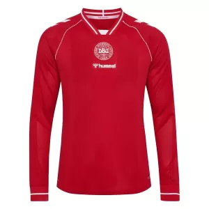 Denemarken Thuisshirt WK 2026 Lange Mouwen