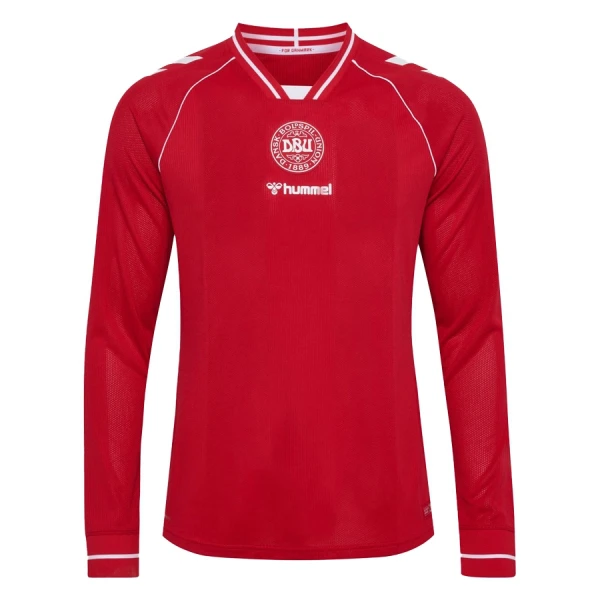 Denemarken Thuisshirt WK 2026 Lange Mouwen