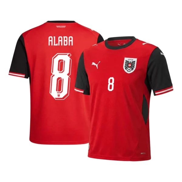 Oostenrijk David Alaba 8 Thuisshirt WK 2026