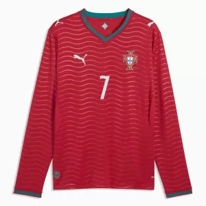 Portugal Cristiano Ronaldo 7 Thuisshirt WK 2026 Lange Mouwen