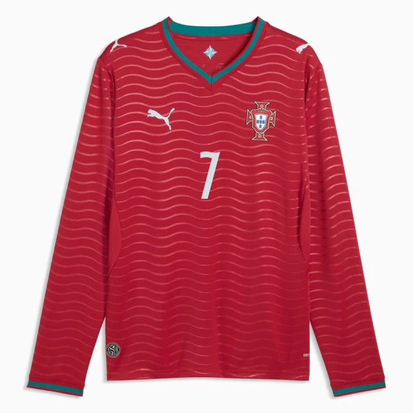 Portugal Cristiano Ronaldo 7 Thuisshirt WK 2026 Lange Mouwen