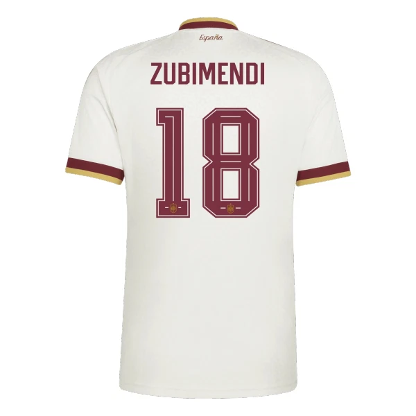 Spanje Zubimendi 18 Uitshirt WK 2026