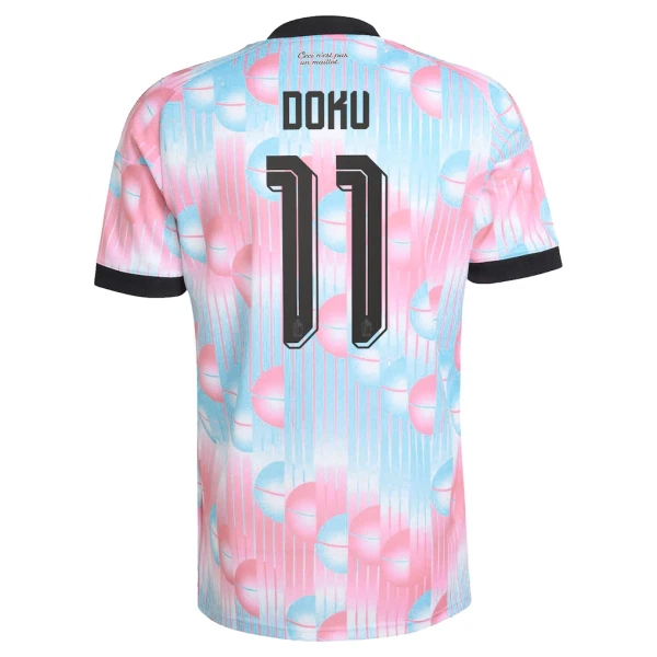 België Jérémy Doku 11 Uitshirt WK 2026