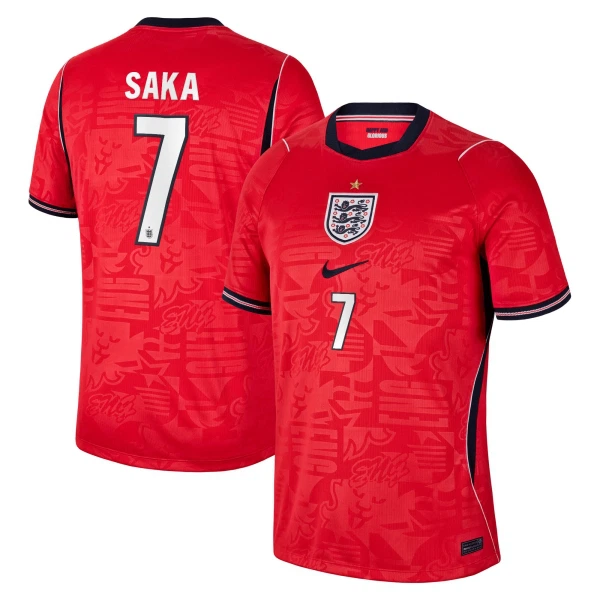 Engeland Bukayo Saka 7 Uitshirt WK 2026