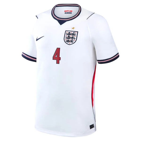 Engeland Declan Rice 4 Thuisshirt WK 2026