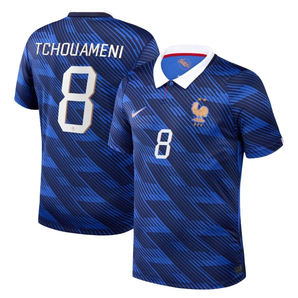 Frankrijk Aurélien Tchouaméni 8 Thuisshirt WK 2026