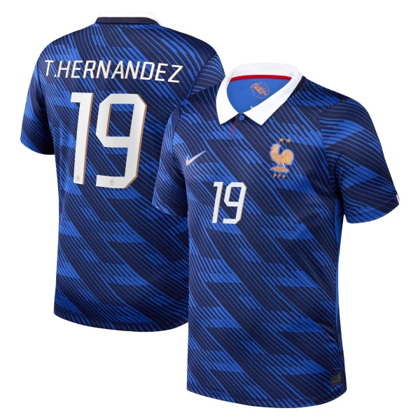 Frankrijk Theo Hernández 19 Thuisshirt WK 2026