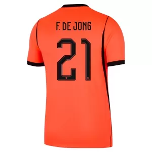 Nederland Frenkie de Jong 21 Thuisshirt WK 2026