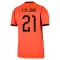 Nederland Frenkie de Jong 21 Thuisshirt WK 2026