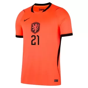 Nederland Frenkie de Jong 21 Thuisshirt WK 2026