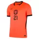 Nederland Frenkie de Jong 21 Thuisshirt WK 2026