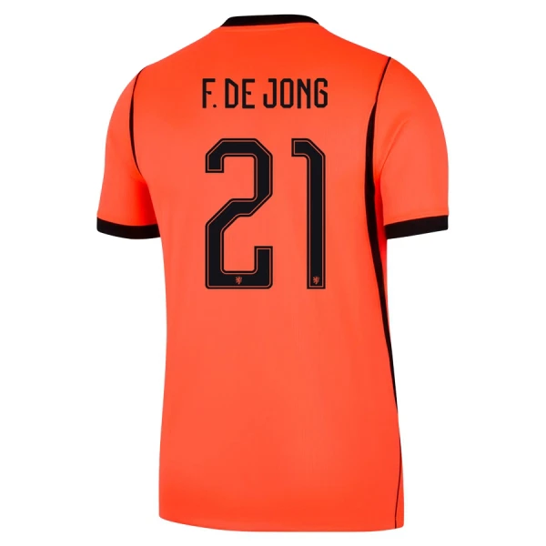Nederland Frenkie de Jong 21 Thuistenue Kinderen WK 2026