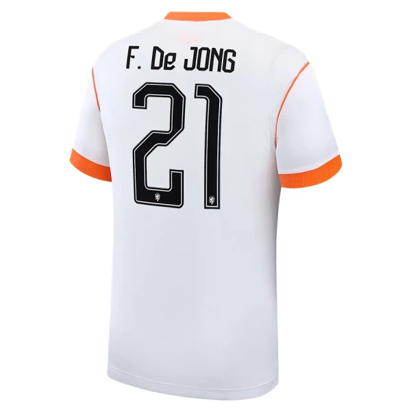 Nederland Frenkie de Jong 21 Uitshirt WK 2026