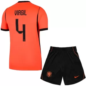 Nederland Virgil van Dijk 4 Thuistenue Kinderen WK 2026