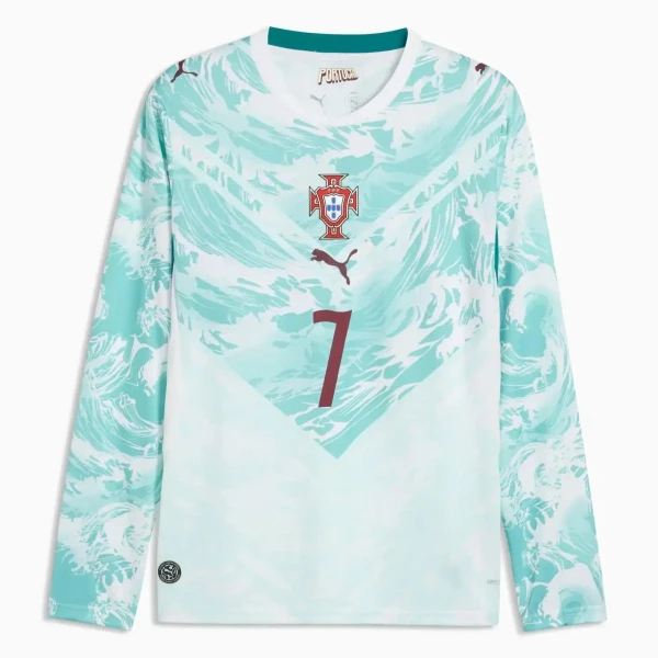 Portugal Cristiano Ronaldo 7 Uitshirt WK 2026 Lange Mouwen