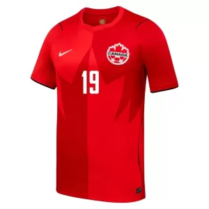 Canada Alphonso Davies 19 Thuisshirt WK 2026