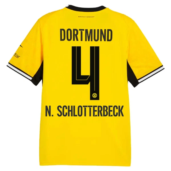 Borussia Dortmund Nico Schlotterbeck 4 Thuisshirt 26/27 Borussia Dortmund Nico Schlotterbeck 4 Thuisshirt 26/27