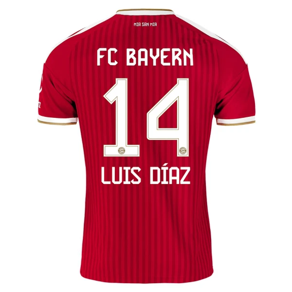 FC Bayern München Luis Díaz 14 Thuisshirt 26/27 FC Bayern München Luis Díaz 14 Thuisshirt 26/27