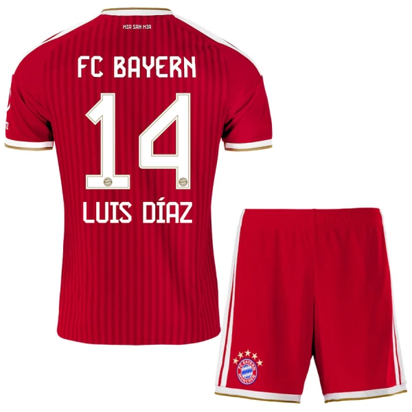 FC Bayern München Luis Díaz 14 Thuistenue Kinderen 26/27 FC Bayern München Luis Díaz 14 Thuistenue Kinderen 26/27