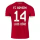 FC Bayern München Luis Díaz 14 Thuistenue Kinderen 26/27