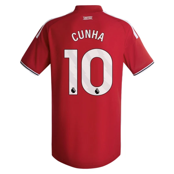 Manchester United Cunha 10 Thuistenue Kinderen 26/27