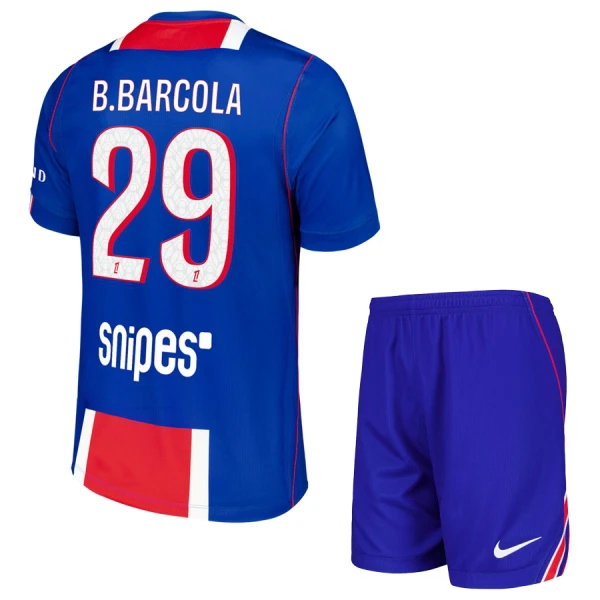 Paris Saint-Germain Bradley Barcola 29 Thuistenue Kinderen 26/27