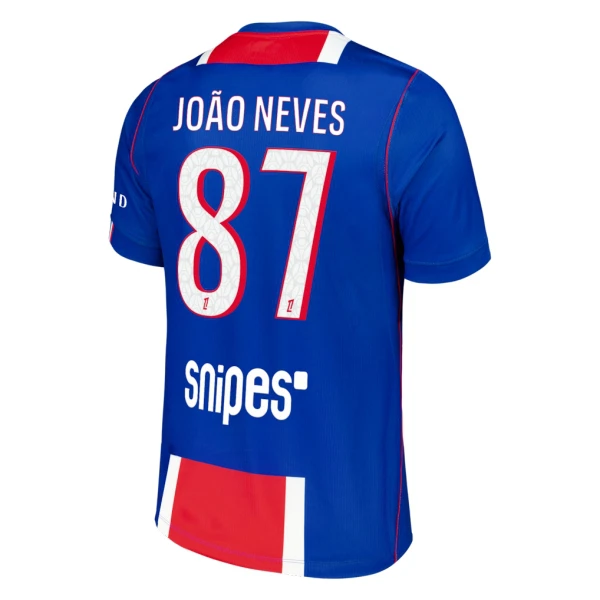 Paris Saint-Germain Joao Neves 87 Thuisshirt 26/27