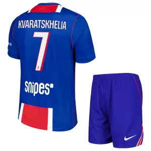 Paris Saint-Germain Kvaratskhelia 7 Thuistenue Kinderen 26/27