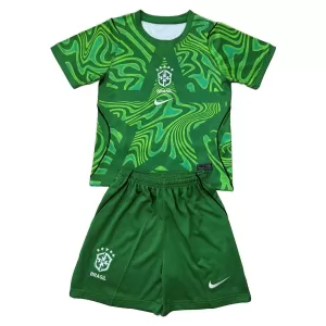 Brazilië Doelman Thuistenue Kinderen WK 2026 Groente