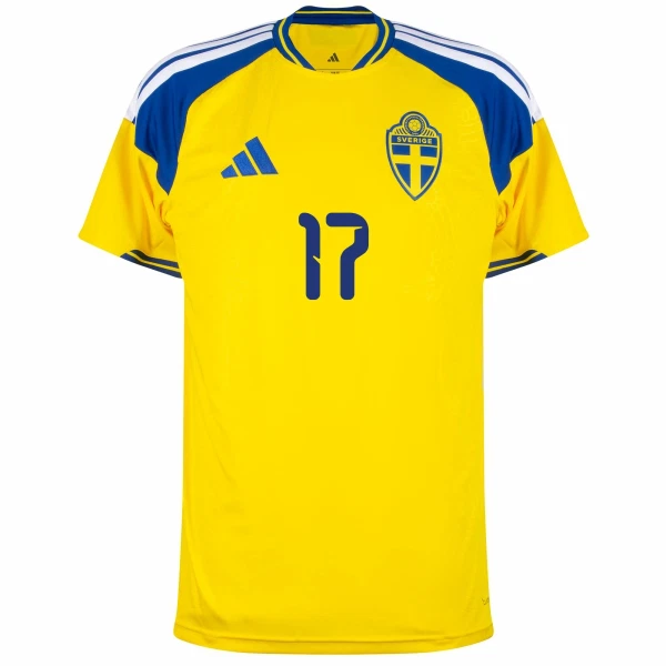 Zweden Gyokeres 17 Thuisshirt WK 2026