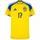 Zweden Gyokeres 17 Thuisshirt WK 2026