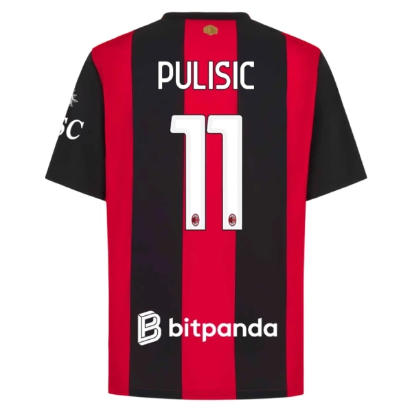 AC Milan Christian Pulišić 11 Thuisshirt 26/27 AC Milan Christian Pulišić 11 Thuisshirt 26/27