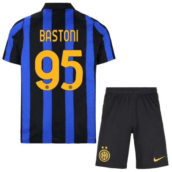 Inter Milan Bastoni 95 Thuistenue Kinderen 26/27 Inter Milan Bastoni 95 Thuistenue Kinderen 26/27