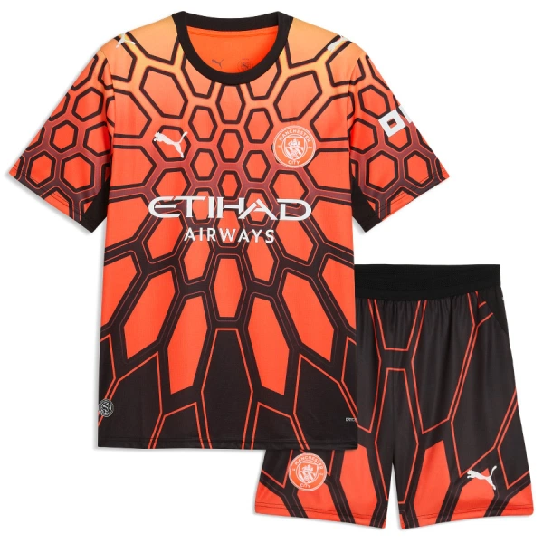 Manchester City Doelman Derde Tenue Kinderen 26/27 Oranje Manchester City Doelman Derde Tenue Kinderen 26/27 Oranje