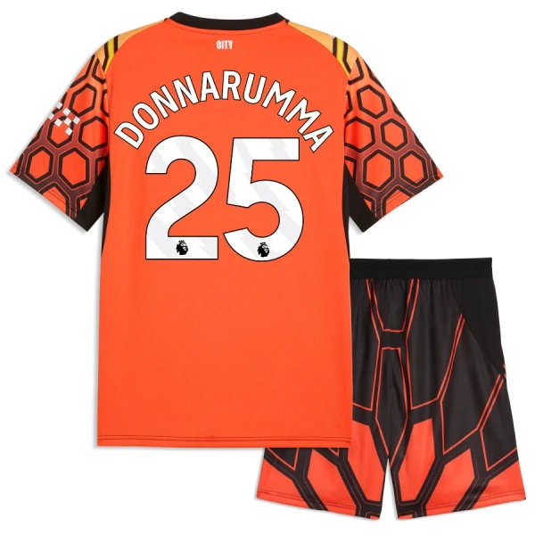 Manchester City Gianluigi Donnarumma 25 Doelman Derde Tenue Kinderen 26/27 Oranje Manchester City Gianluigi Donnarumma 25 Doelman Derde Tenue Kinderen 26/27 Oranje