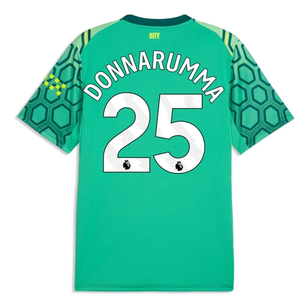 Manchester City Gianluigi Donnarumma 25 Doelman Thuisshirt 26/27 Groente Manchester City Gianluigi Donnarumma 25 Doelman Thuisshirt 26/27 Groente