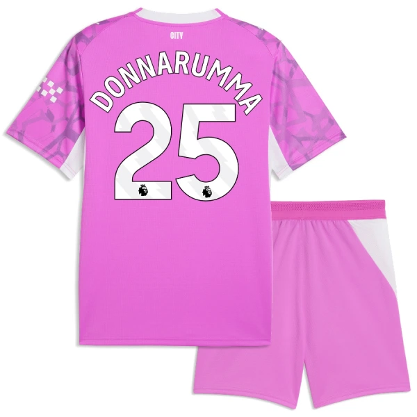 Manchester City Gianluigi Donnarumma 25 Doelman Uittenue Kinderen 26/27 Roze Manchester City Gianluigi Donnarumma 25 Doelman Uittenue Kinderen 26/27 Roze