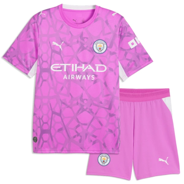 Manchester City Gianluigi Donnarumma 25 Doelman Uittenue Kinderen 26/27 Roze