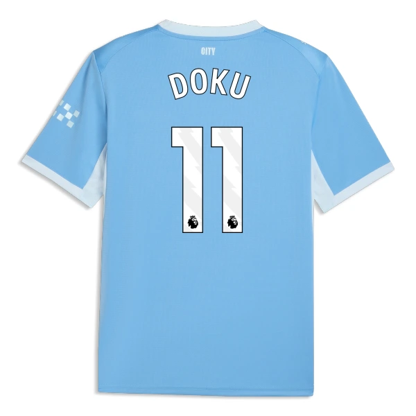 Manchester City Jérémy Doku 11 Thuisshirt 26/27 Manchester City Jérémy Doku 11 Thuisshirt 26/27