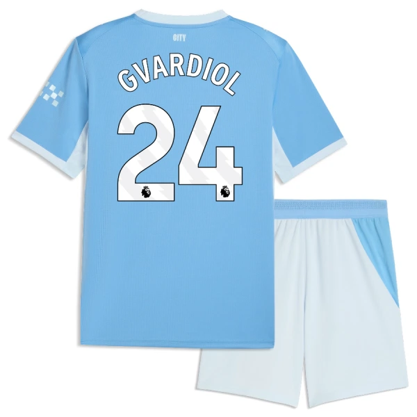 Manchester City Josko Gvardiol 24 Thuistenue Kinderen 26/27 Manchester City Josko Gvardiol 24 Thuistenue Kinderen 26/27
